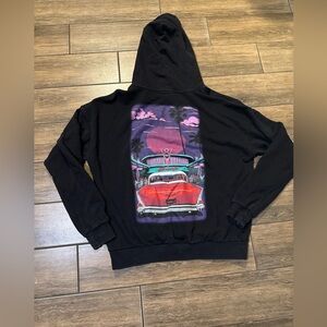YoungLA Chevy  Limited Edition Hoodie Mens S Black Pullover Graphic Streetwear